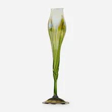Small floriform vase by Tiffany Studios, sold May 2018