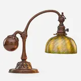 Adjustable counterbalance desk lamp by Tiffany Studios, sold May 2018