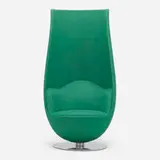 Marcel Wanders, Tulip lounge chair, 2010, cotton upholstery, enameled steel
