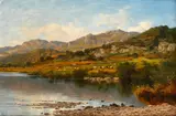 Ra Benjamin Williams Leader, 'A fine day, Capel Curig, North Wales', oil on canvas