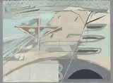 Offene Mitte by Hans Kuhn, 1978, Öl und Sand auf Leinwand, sold May 2014