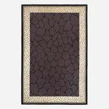 Carpet by Andree Putman, c. 1990, hand-knotted wool, sold Oct 2023