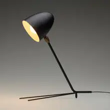Cocotte table lamp by Serge Mouille, 1957, enameled aluminum, enameled steel, brass, sold Oct 2023