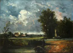 John Constable, The Lock, oil on canvas