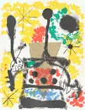 Aus: „Álbum 19 by Joan Miró, 1961, Farblithografie auf Velin, sold Dec 2018