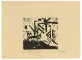 Schiffe und Sonne, 1 by Lyonel Feininger, 1918, Holzschnitt auf Japanbütten, sold Nov 2018