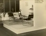 Deutsche Bau-Ausstellung, Berlin: Ausstellung des Bauhauses Dessau mit Stahlrohrmöbeln von Marcel Breuer und Ludwig Mies van der Rohe by Iwao Yamawaki, 1931, Vintage. Silbergelatineabzug, sold May 2019