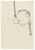 Ohne Titel by Norbert Schwontkowski, 2000, Öl auf Papier, sold Oct 2018