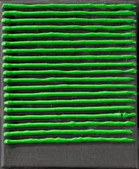 Chromgrün hell by Kuno Gonschior, 1991, Acryl auf Leinwand, sold Dec 2016