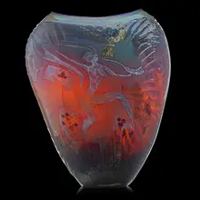 Massive Petroglyph vessel by William Morris, sold May 2018