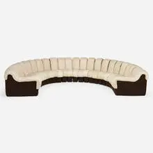Eleanora Peduzzi-Riva and Heinz Ulrich Ueli Berger, DS 600 Organic sofa, 1972, leather, felt