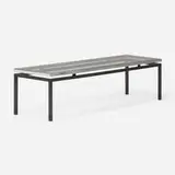 Coffee table by Modern, c. 1970, enameled and chrome-plated steel, glass, panga panga, sold Oct 2023