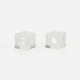 Cubos, pair by Modern, c. 1965, resin, sold Aug 2023