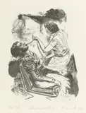 Auswertung by Neo Rauch, 2006, Lithographie auf Hahnemühle-Velin, sold Nov 2015