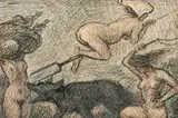 Blocksbergszene by Alfred Kubin, Tuschfeder und Aquarell auf Papier, sold Nov 2015