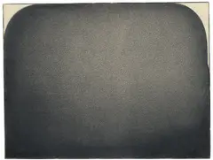 Vulkan (Il Monte, 41/68) by Werner Knaupp, 1968, Kugelschreiber auf Leinwand, auf Holz aufgezogen, sold Dec 2017