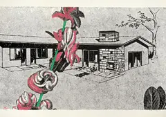 Wochenendhaus by Sigmar Polke, 1967, Farbserigraphie auf Papier, sold Jun 2009