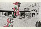 Wochenendhaus by Sigmar Polke, 1967, Farbserigraphie auf Papier, sold Jun 2009