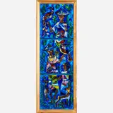 Karl Drerup, Three-tile untitled panel