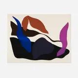 Untitled by Ray Parker, 1973, screenprint in colors, sold Aug 2023