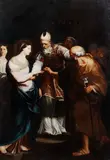 The Marriage of the Virgin by Carlo Maratta, oil on canvas, sold Apr 2015