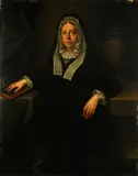 Portrait of a lady, three-quarter-length, in mourning by Godfrey Kneller, oil on canvas laid down on board, offered Apr 2015
