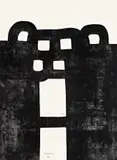 Gurutze Gorria I by Eduardo Chillida, 1984, Lithographie auf Arches-Velin, sold Nov 2009