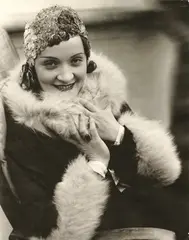 Portrait of Marlene Dietrich on the SS Bremen for Vanity Fair by Anton Bruehl, Um 1930, Vintage oder früher Silbergelatineabzug, sold Nov 2010