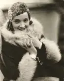 Portrait of Marlene Dietrich on the SS Bremen for Vanity Fair by Anton Bruehl, Um 1930, Vintage oder früher Silbergelatineabzug, sold Nov 2010