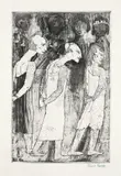 Sklaven by Emil Nolde, 1918, Radierung und Tonätzung auf Van Gelder-Velin, sold May 2011