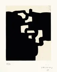 Batz by Eduardo Chillida, 1984, Aquatinta auf Rives-Velin, sold May 2011
