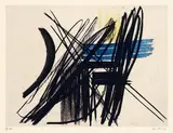 1 by Hans Hartung, 1953, Farbradierung auf Arches-Velin, sold May 2011