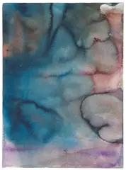 Herbert Brandl, Untitled, 2000, watercolour on paper; framed