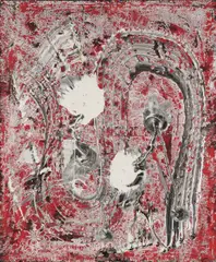 Christian Eisenberger, Untitled, 2020, acrylic on canvas; unframed