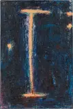 Herzog Blaubart by Peter Friedl, 1987, oil on canvas; unframed, sold Oct 2026