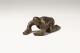 Alfred Hrdlicka, Straße waschender Jude, 1977, Bronze