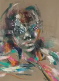 Lucia Riccelli, Wish, 2025, acrylic and oil on canvas; unframed