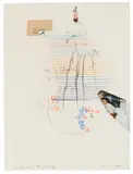 Gerhard Rühm, Ihr Erfolg: Mehr, 1987, mixed media, collage on paper; framed