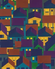Hubert Schmalix, Untitled, 2014, oil on canvas; unframed