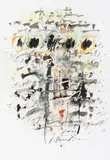 Untitled by Hans Staudacher, 2000, mixed media on paper; framed, sold Oct 2026
