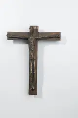 Oswald Stimm, Crucifix, bronze