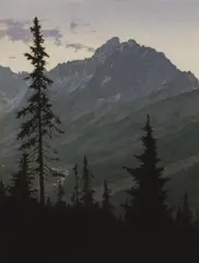 Felix Heuberger, Landscape, 1926, oil on cardboard; framed