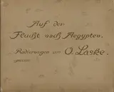 Auf der Flucht nach Ägypten - Opus XXIV. by Oskar Laske, 1922, 8 etchings on vellum; in an original cardboard fold-out folder, sold Oct 2026