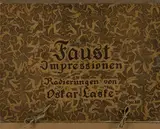 Faust Impressionen - Opus XII by Oskar Laske, 1919, Neun Radierungen on paper; in originaler Kartonflügelmappe, sold Oct 2026