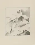Franz Sedlacek, Der Berggeist, 1937, lithograph on paper; framed