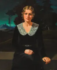 Herbert von Reyl-Hanisch, Marily Walther II, Rom, 1932, oil on panel; framed