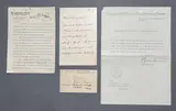 Mixed lot of 38 pieces, mostly autograph letters signed, including Karl Renner, Leopold Figl by Österreichische Politiker, 19th and 20th century, sold Oct 2026