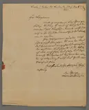 Autograph letter signed by Friedrich de La Motte Fouqué, sold Oct 2026