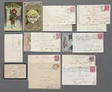 Mixed lot of 23 autograph letters from the Strauss-Family by Eduard Strauss, sold Oct 2026