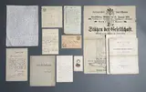 Mixed lot of 41 autographs and documents by Varia Theater, sold Oct 2026